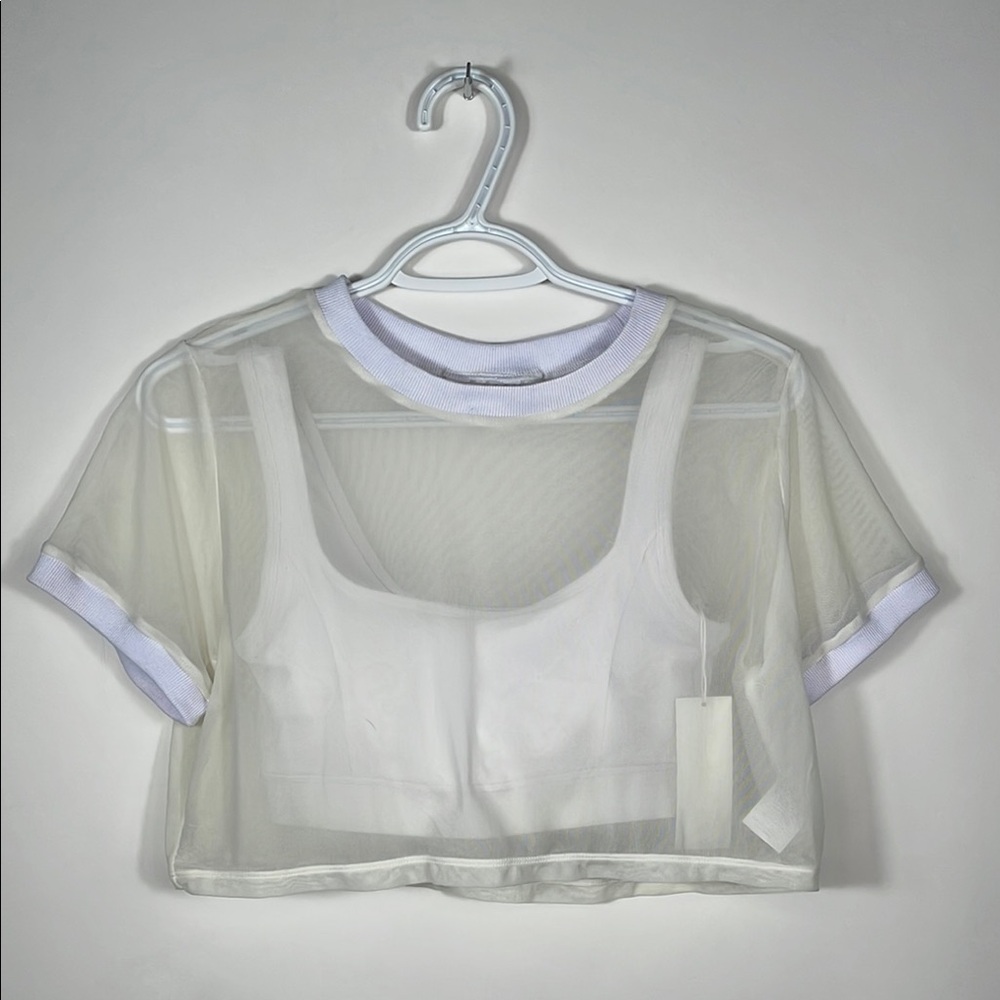 SASKII Collection Sheer White 3piece SET